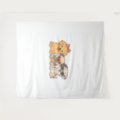 Puppy Pals - Schattige trio van honden in pastelst Wandkleed (Voorkant (horizontaal))