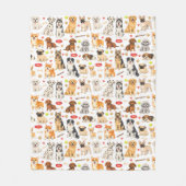 Puppy Pals Speeltuin Fleece Deken (Voorkant)