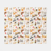 Puppy Pals Speeltuin Fleece Deken (Voorkant (Horizontaal))