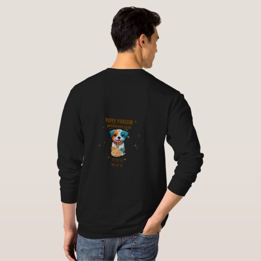 Puppy Pannenkoek  T-shirt (Achterkant volledig)