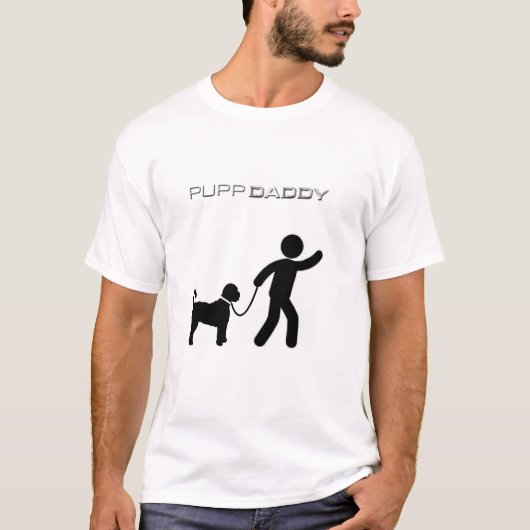 Puppy Papa T-shirt (Voorkant)