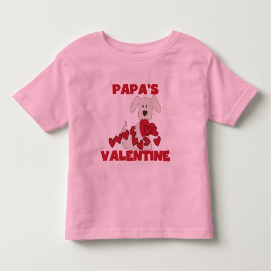 Puppy Papa's Valentijn T-shirts en cadeaus (Voorkant)