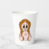 Puppy Papieren Bekers (Achterkant)