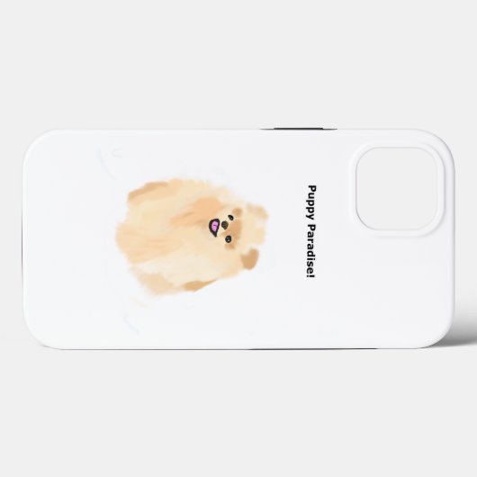 Puppy Paradise IPhone Case (Achterkant (horizontaal))