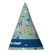 Puppy Party, blauw en groen Feesthoedjes (Rechts)