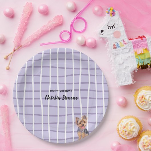 Puppy Party Bord - Yorkie (Feest)