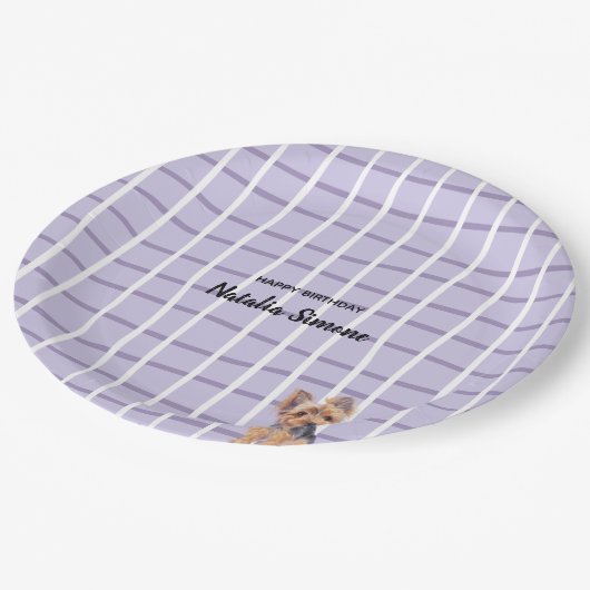 Puppy Party Bord - Yorkie (Gekanteld)