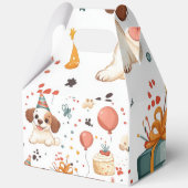 Puppy Party Cadeaubox Bedankdoosjes (Achterkant)