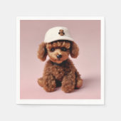 Puppy Party Pop” – Helium Balloon Servet (Voorkant)