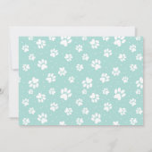 puppy party | Schattigee Leuke Kinder Hond Thema V Kaart (Achterkant)