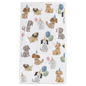 Puppy Party Verjaardag Gift Bag Klein Cadeauzakje (Voorkant)