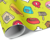 Puppy Pattern Cadeaupapier (Rol Hoek)