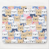 Puppy Pattern Muismat (Voorkant)