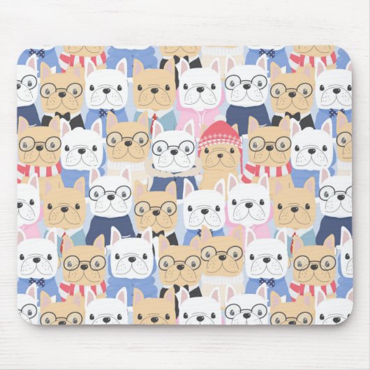 Puppy Pattern Muismat (Voorkant)