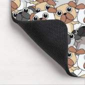 Puppy Pattern Muismat (Hoek)
