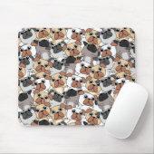 Puppy Pattern Muismat (Met muis)