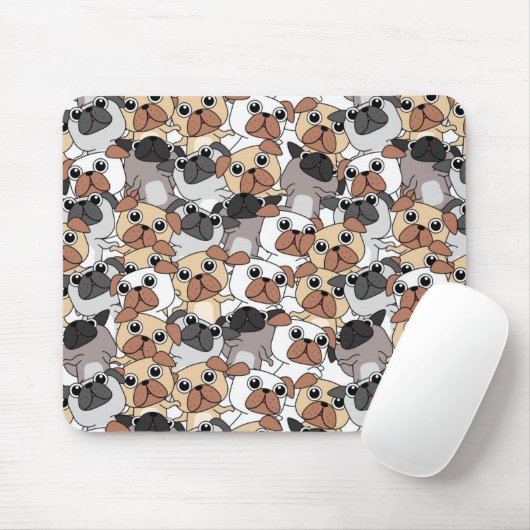 Puppy Pattern Muismat (Met muis)