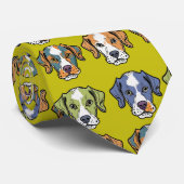 Puppy Pattern Stropdas (Opgerold)