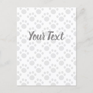 Puppy Paw Patroon Feestdagenkaart