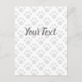 Puppy Paw Patroon Feestdagenkaart (Voorkant)