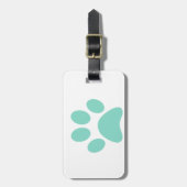 Puppy Paw Print Bagagelabel (Voorkant verticaal)