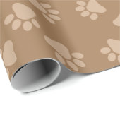 Puppy Paw Print Gift Wrap, Kinder & huisdieren Bir Cadeaupapier (Rol Hoek)