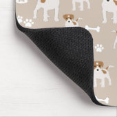 Puppy Paw-printerpatroon voor de Cute Dog Muismat (Hoek)
