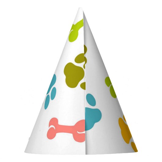 Puppy Paw-printers Feesthoedjes (Achterkant)