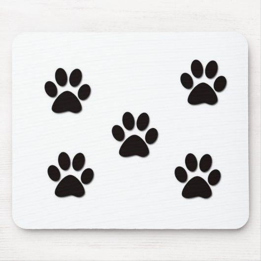 Puppy Paw-printers Muismat (Voorkant)