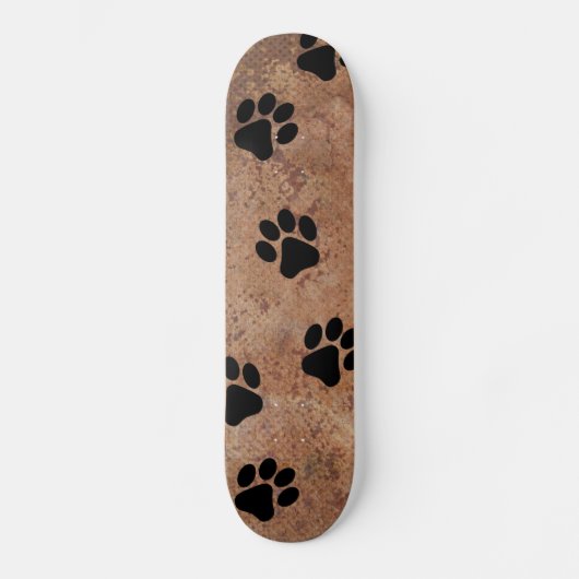 Puppy Paw-printers Persoonlijk Skateboard (Voorkant)