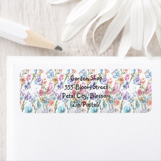 PUPPY PAW PRINTS | ADRESETIKETTEN ETIKET (Insitu)