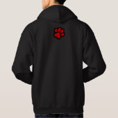Puppy Paw Red Hoodie (Achterkant)