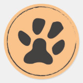 Puppy Paw Sticker (Voorkant)