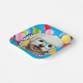 Puppy Paw-ty Bord | Blue Balloon Party (Gebogen)