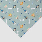 Puppy Paw-ty, Dog Birthday Party, Party Pet Tissuepapier (Detail)
