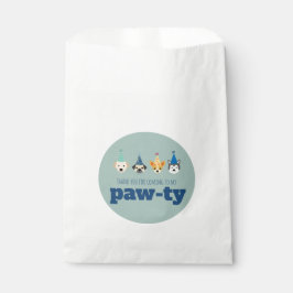 Puppy Paw-ty Treat, Dog Birthday Party, Dank je Bedankzakje