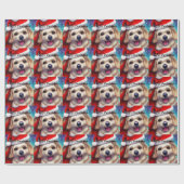 Puppy Pawlidays Cadeaupapier (Vlak)