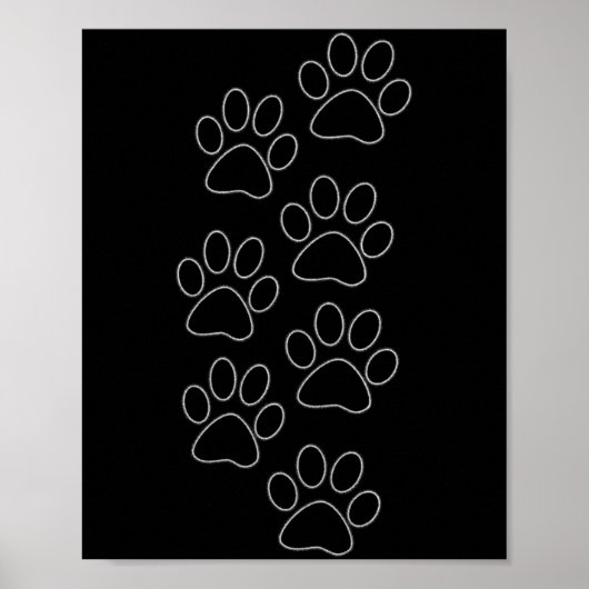 Puppy Paws Dog Prints Dad Pup Mom Good Boy New Res (Voorkant)