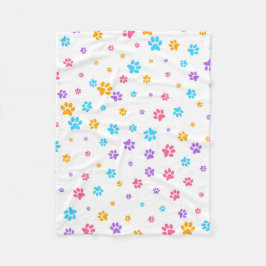 Puppy Paws Fleece Blanket