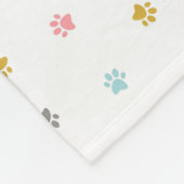 Puppy Paws Fleece Blanket (Hoek)