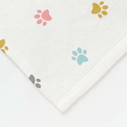 Puppy Paws Fleece Blanket (Hoek)