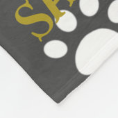 Puppy Paws Fleece Blanket Deken (Hoek)