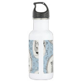 Puppy Paws Metalen Thermos Waterfles (Achterkant)