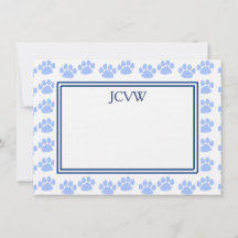 Puppy Paws Note-kaart