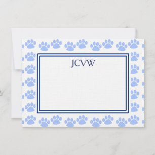 Puppy Paws Note-kaart Notitiekaartje