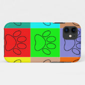Puppy Paws op vierkante plaatsen bevestigen Case-Mate iPhone Case (Achterkant (horizontaal))