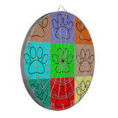 Puppy Paws op vierkante plaatsen bevestigen Dartbord (Voorkant Links)