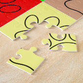 Puppy Paws op vierkante plaatsen bevestigen Legpuzzel (Zijkant)