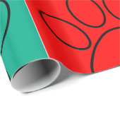 Puppy Paws op vierkantjes Cadeaupapier (Rol Hoek)