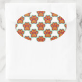 Puppy Paws Ovale Sticker (Tas)